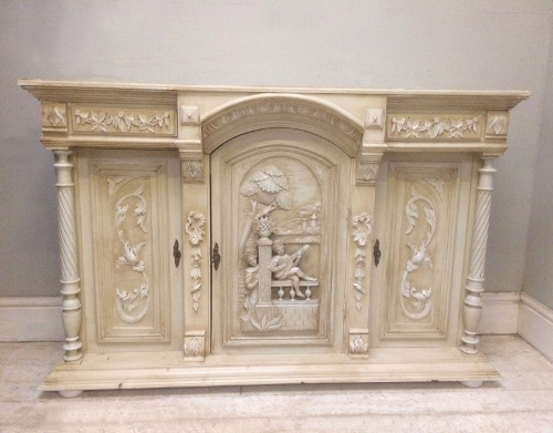 FRENCH ANTIQUE CARVED BUFFET BASE